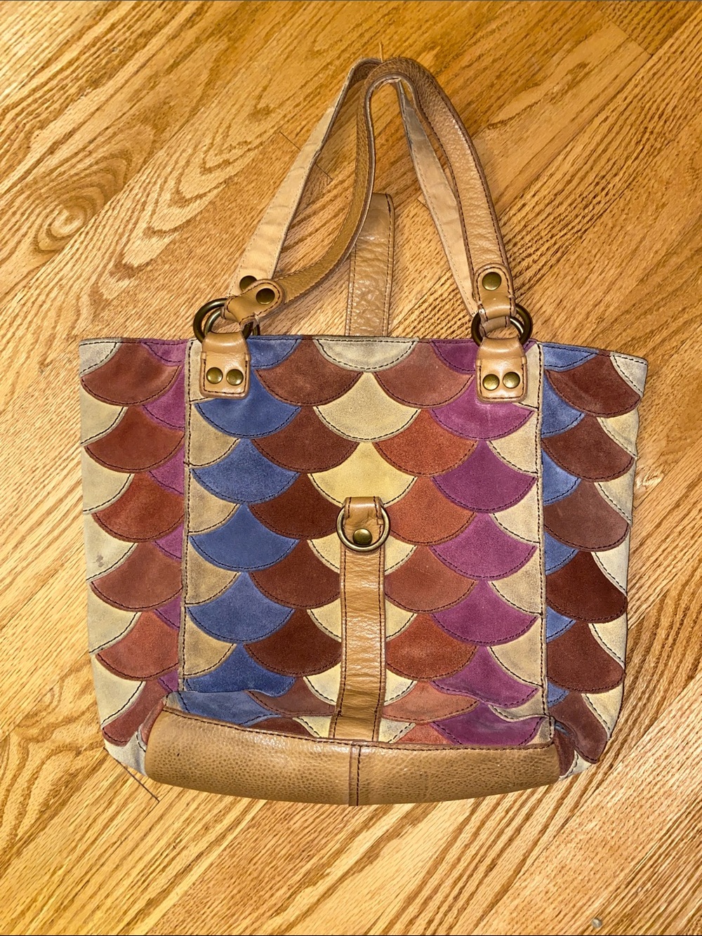 Lucky Brand  Purse / Multicolour Patchwork / Leather Bag